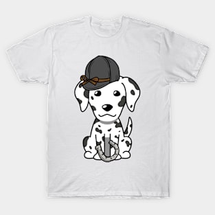 Funny dalmatian is ready to ride a horse T-Shirt